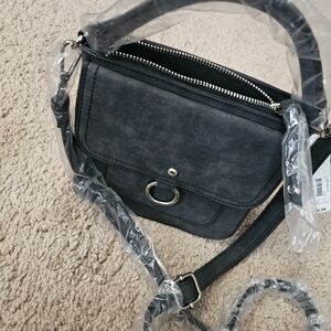 $8 PRICE LOWERED IN BUNDLE  No Boundaries Dark Gray Crossbody Bag